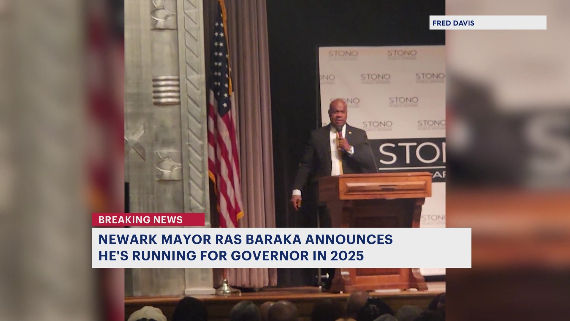 Newark Mayor Ras Baraka announces run for NJ governor