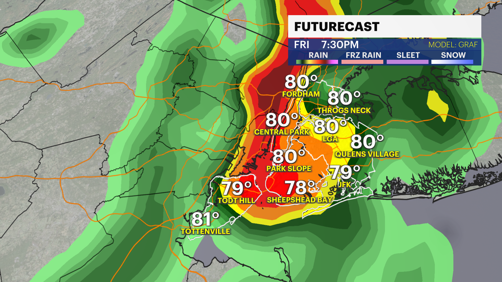 STORM WATCH: Rain lingers throughout the week for the Bronx, tracking Debby impacts into the weekend
