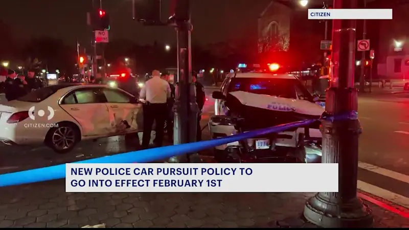 Story image: NYPD updates police pursuit policy to help enhance safety throughout city