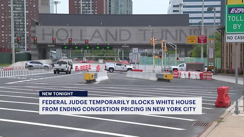 Story image: New Jersey commuters react to judge's ruling on congestion pricing