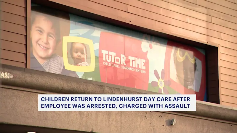 Story image: Some parents keep children home, others express concern as kids return to Lindenhurst day care where teacher was arrested