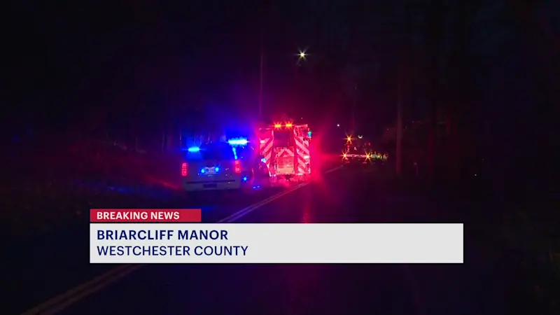 Story image: Downed lines spark brush fire in Briarcliff Manor as crews quickly contain flames