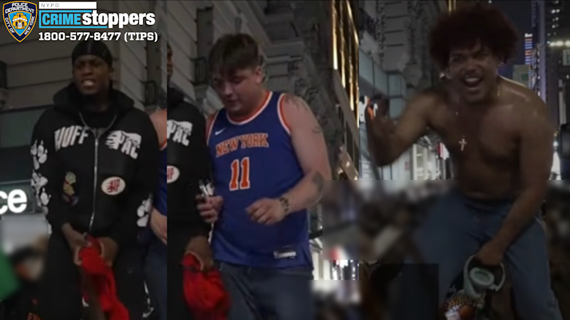 Story image: Suspects wanted for Midtown Manhattan taxi vandalism