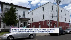 Bridgeport residents vow to fight back evictions after an out-of-state developer buys multiple properties on the East Side 