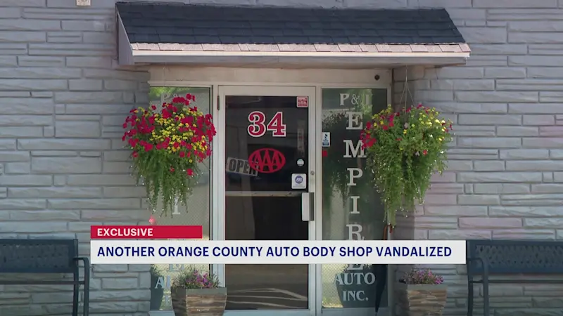 Story image: Police: New Windsor auto shop latest target in rash of customer car vandalism
