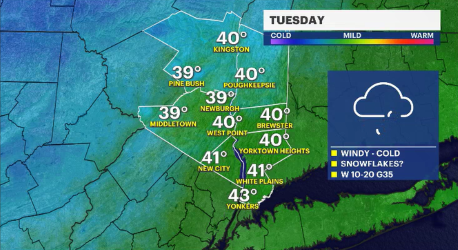 Story image: Bundle up! A blast of arctic air will bring the coldest weather of the season so far