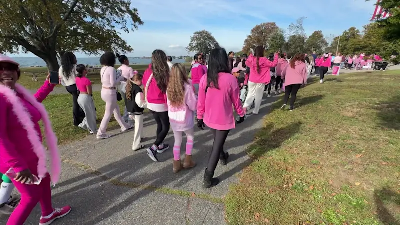 Story image: Thousands show up for Making Strides Against Breast Cancer Walk
