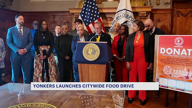 Story image: Citywide food drive underway in Yonkers amid SNAP concerns