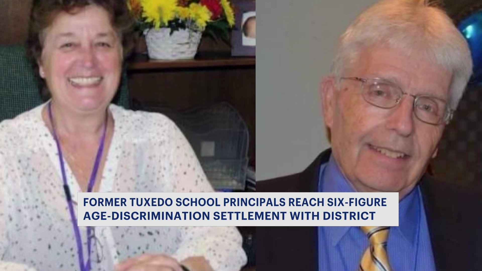Former Tuxedo principals reach $190K age-discrimination settlement, call for public apology