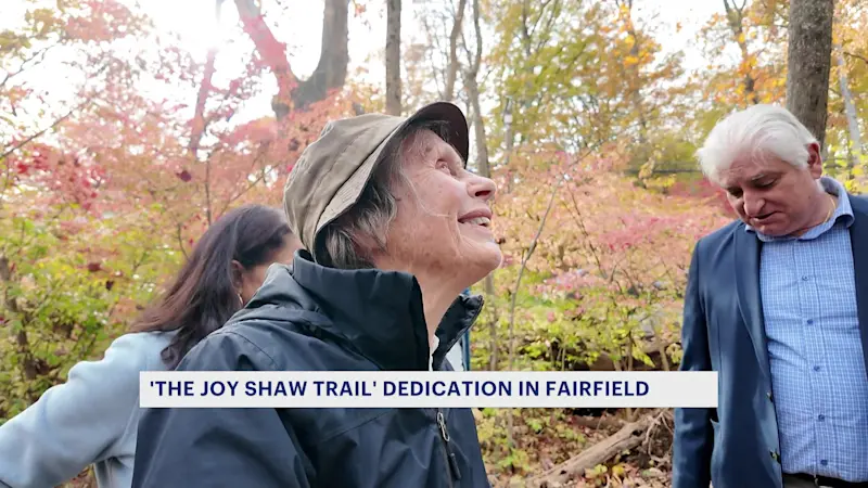 Story image: 'She's a legend.' Trail in Fairfield named after lifelong conservationist Joy Shaw