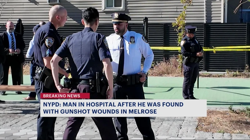 Story image: NYPD: Man shot multiple times in Melrose Commons Park