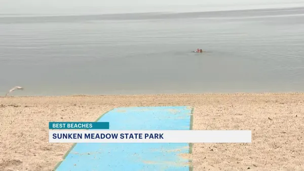 Best Beaches: We are at Sunken Meadow State Park in Kings Park