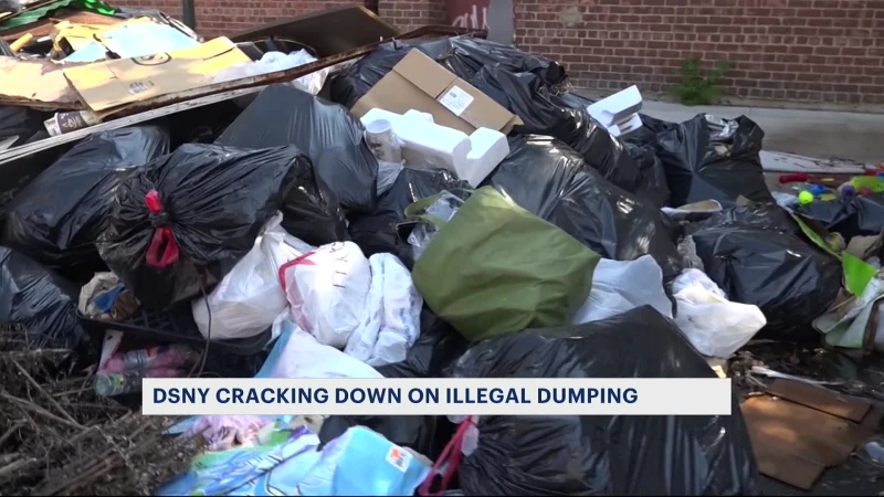 Story image: 'Load of trouble': Department of Sanitation begins new illegal dumping crackdown