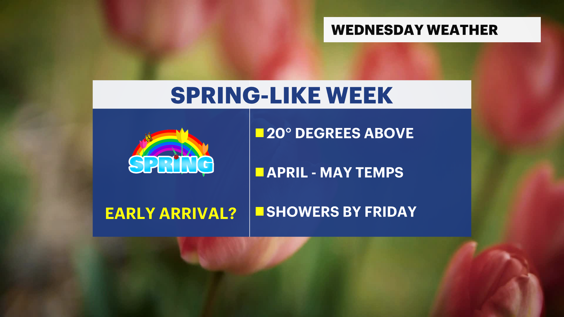 Mostly sunny and mild temperatures for New York City; tracking rain for