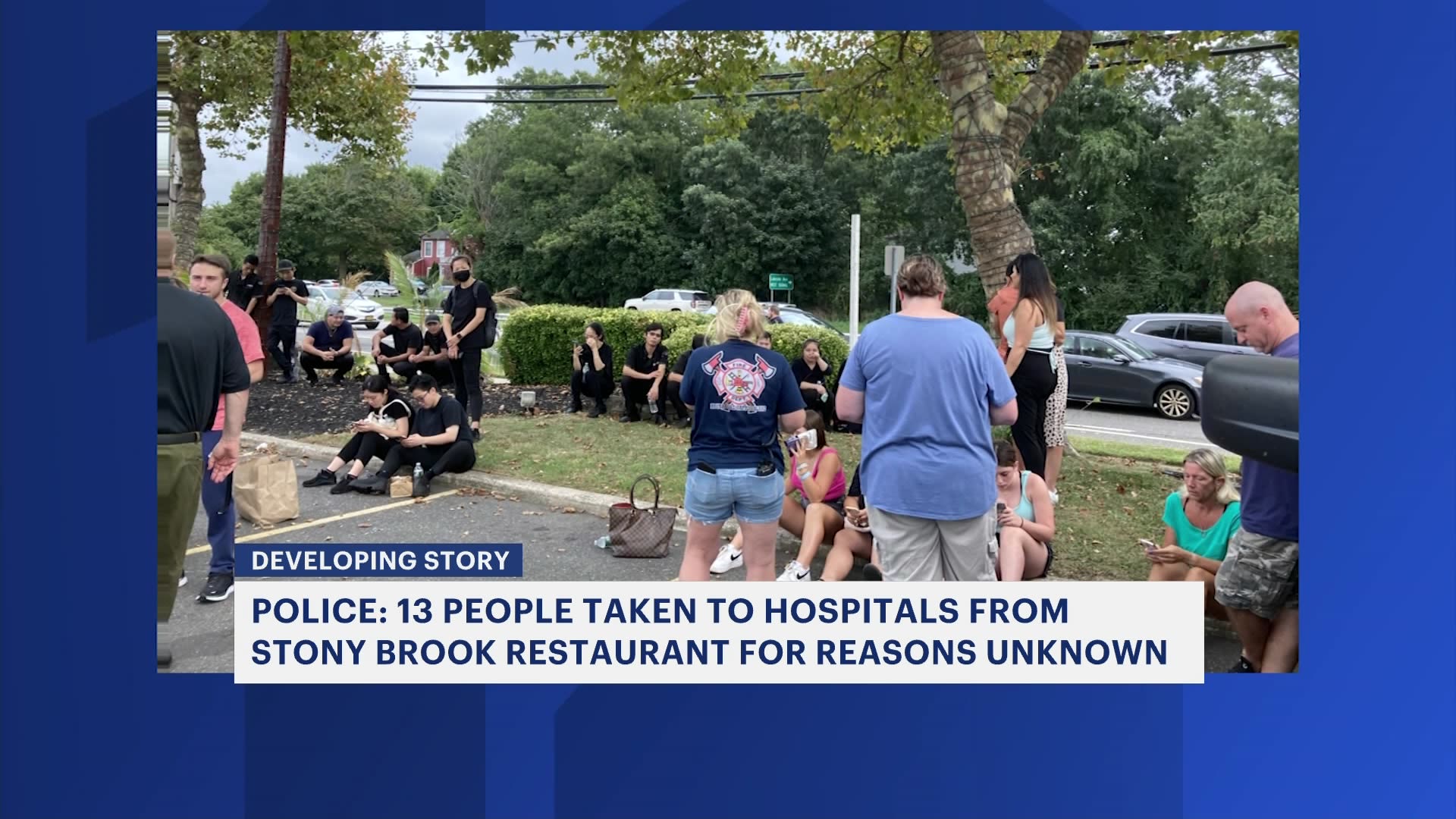 Fire officials At least 13 taken to hospitals from Stony Brook