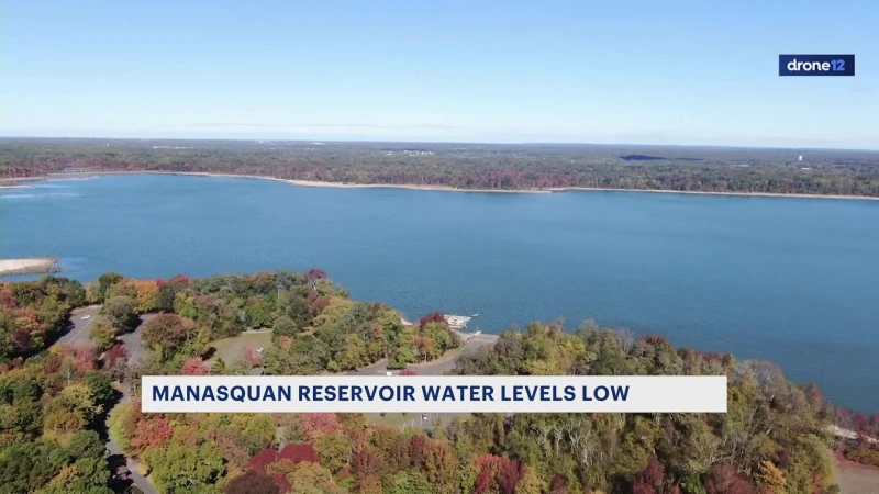 Story image: Dry stretch affecting NJ’s large bodies of water – including Manasquan Reservior