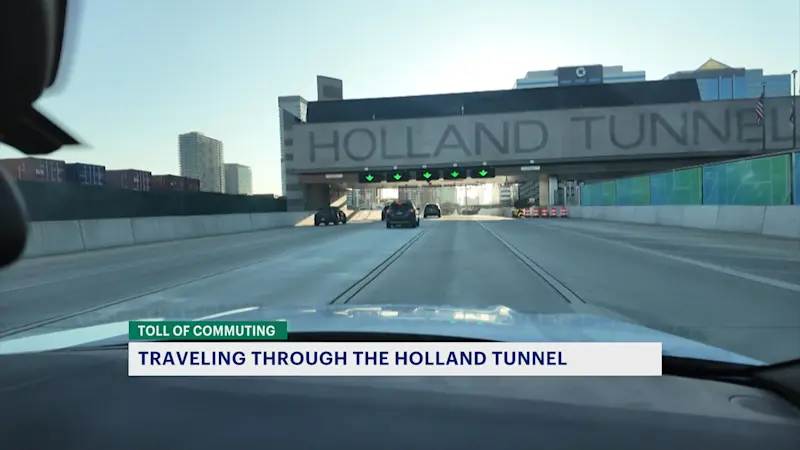 Story image: Toll of Commuting: How long does it take to get to Union Square going through the Holland Tunnel?