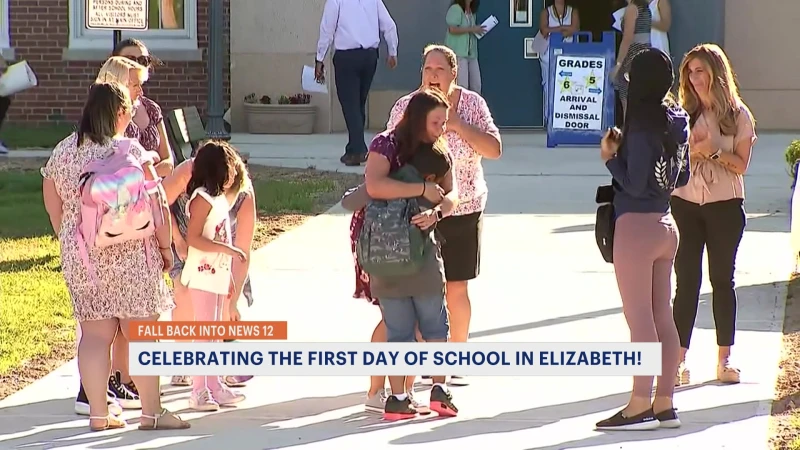 Story image: Fall Back into News 12: Students start new school year at Chessie Dentley Roberts Academy in Elizabeth