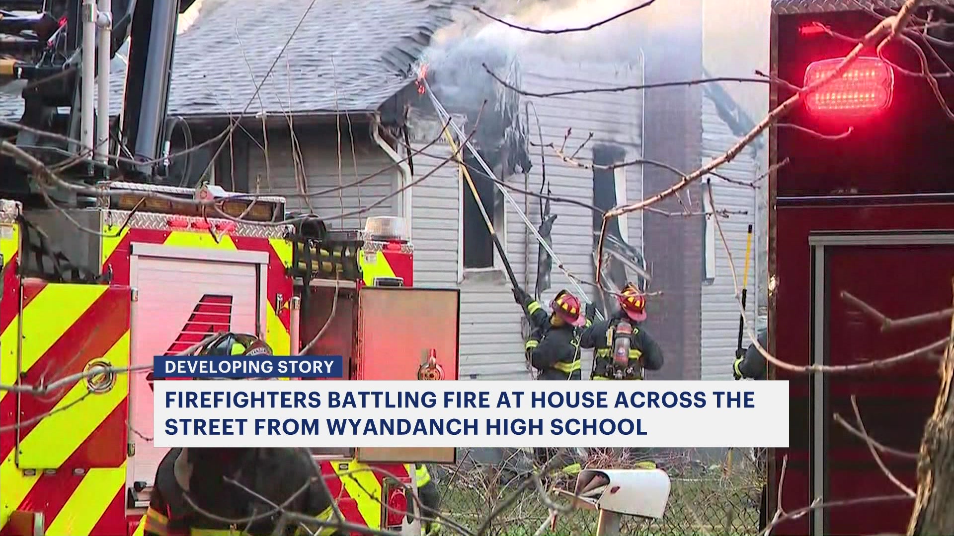 Officials Fire breaks out at home near Wyandanch High School