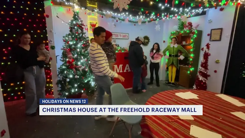 Story image: Christmas House in Freehold Raceway Mall brings holiday season to life