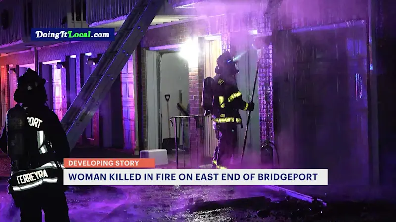 Story image: Fire officials: Woman dies in building fire on Connecticut Avenue in Bridgeport