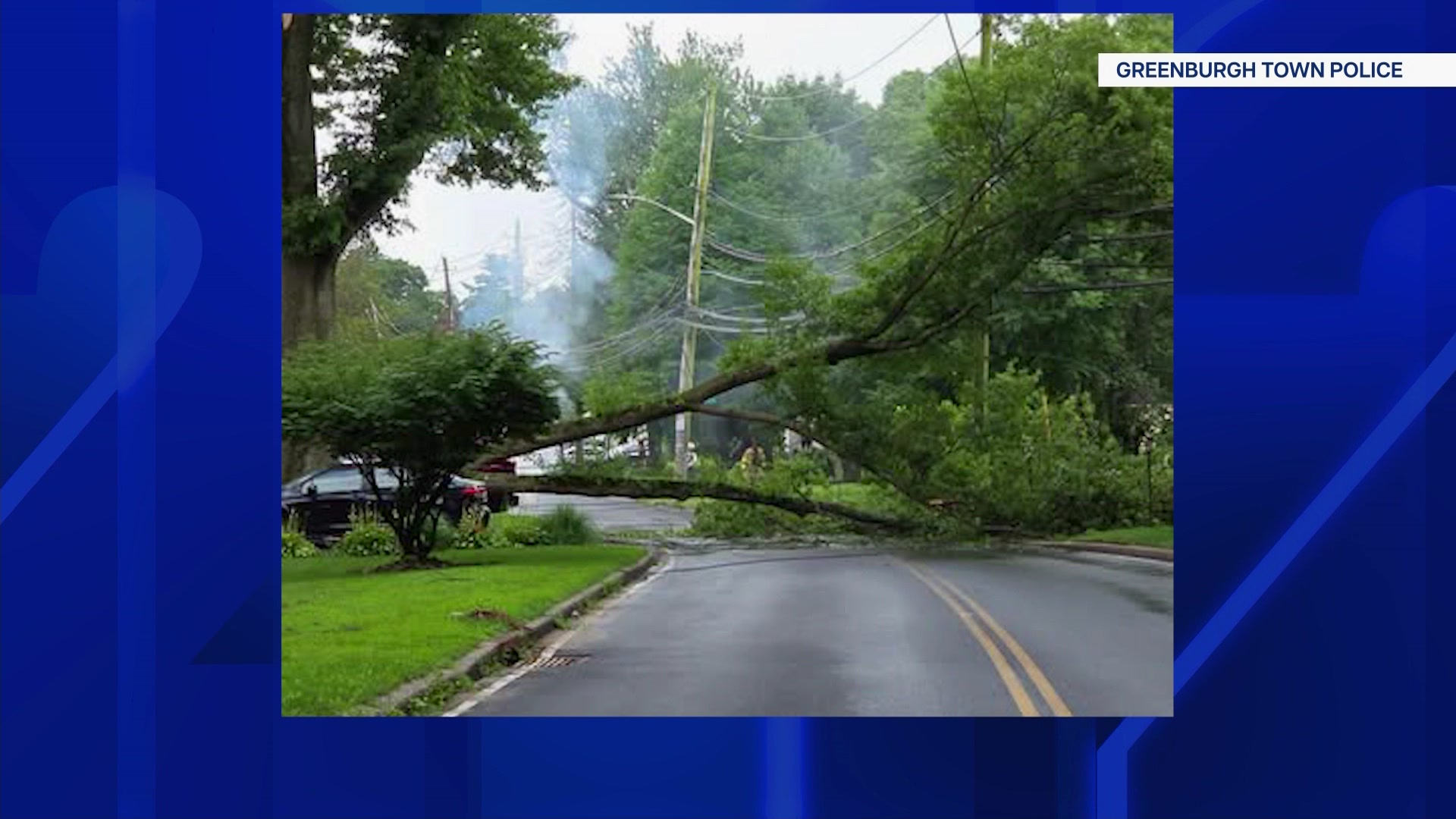 Old Kensico Road in Greenburgh reopens after tree falls on utility lines
