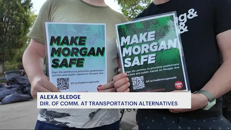 Story image: Bushwick residents, local organizations hold vigil to bring attention to dangerous road