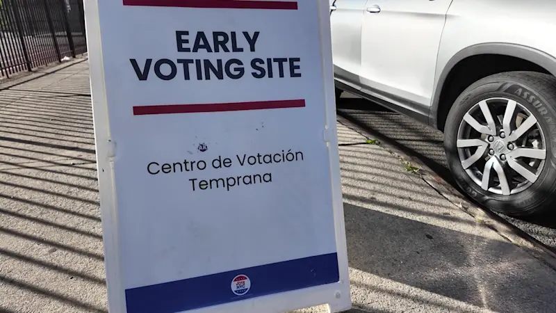 Story image: Bronx residents hit the polls for early voting