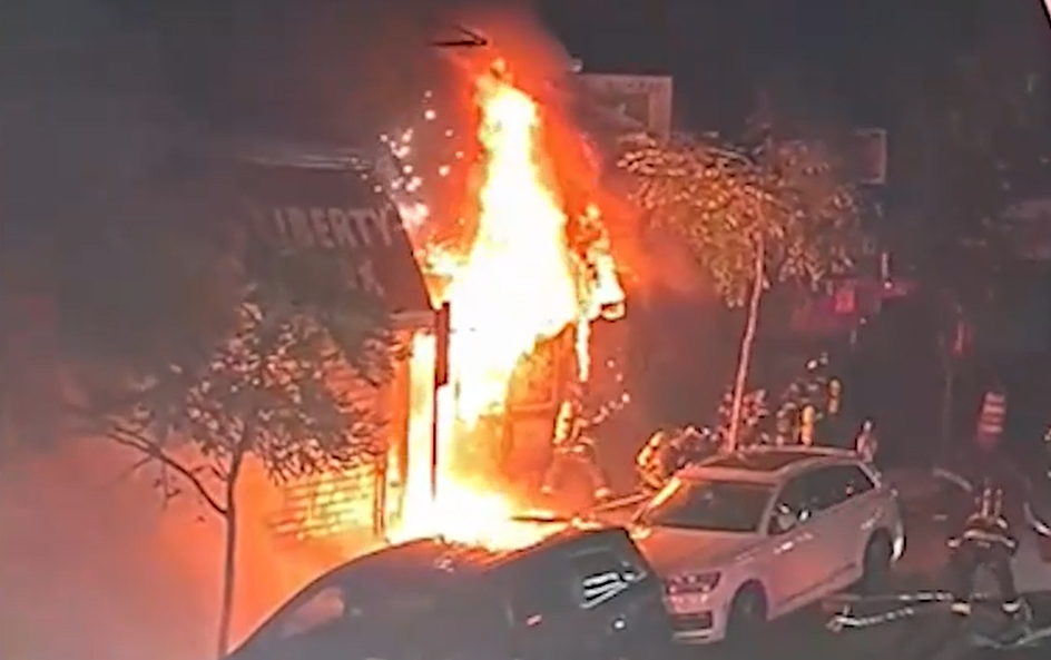 1 person hurt after two-alarm fire tears through Bronx businesses