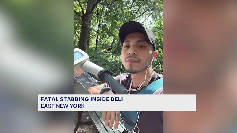 Story image: Suspect at large day after fatal deli stabbing in East New York 