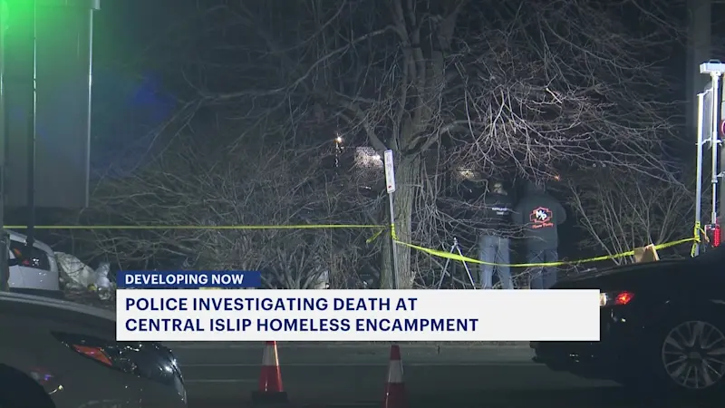 Story image: Murder investigation underway after body found in Central Islip homeless encampment