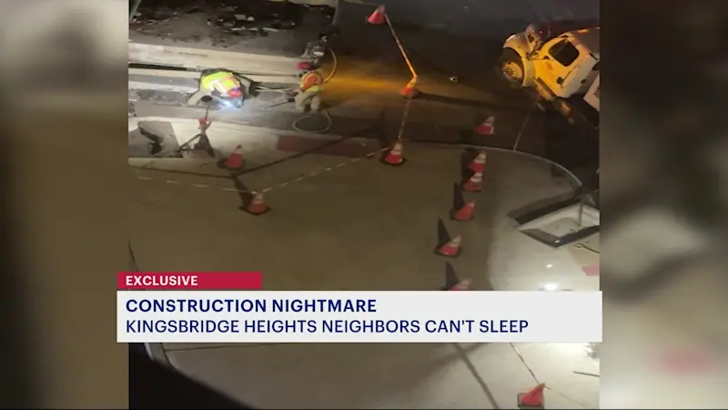 Story image: Kingsbridge Heights neighbors exhausted from constant nighttime construction noises