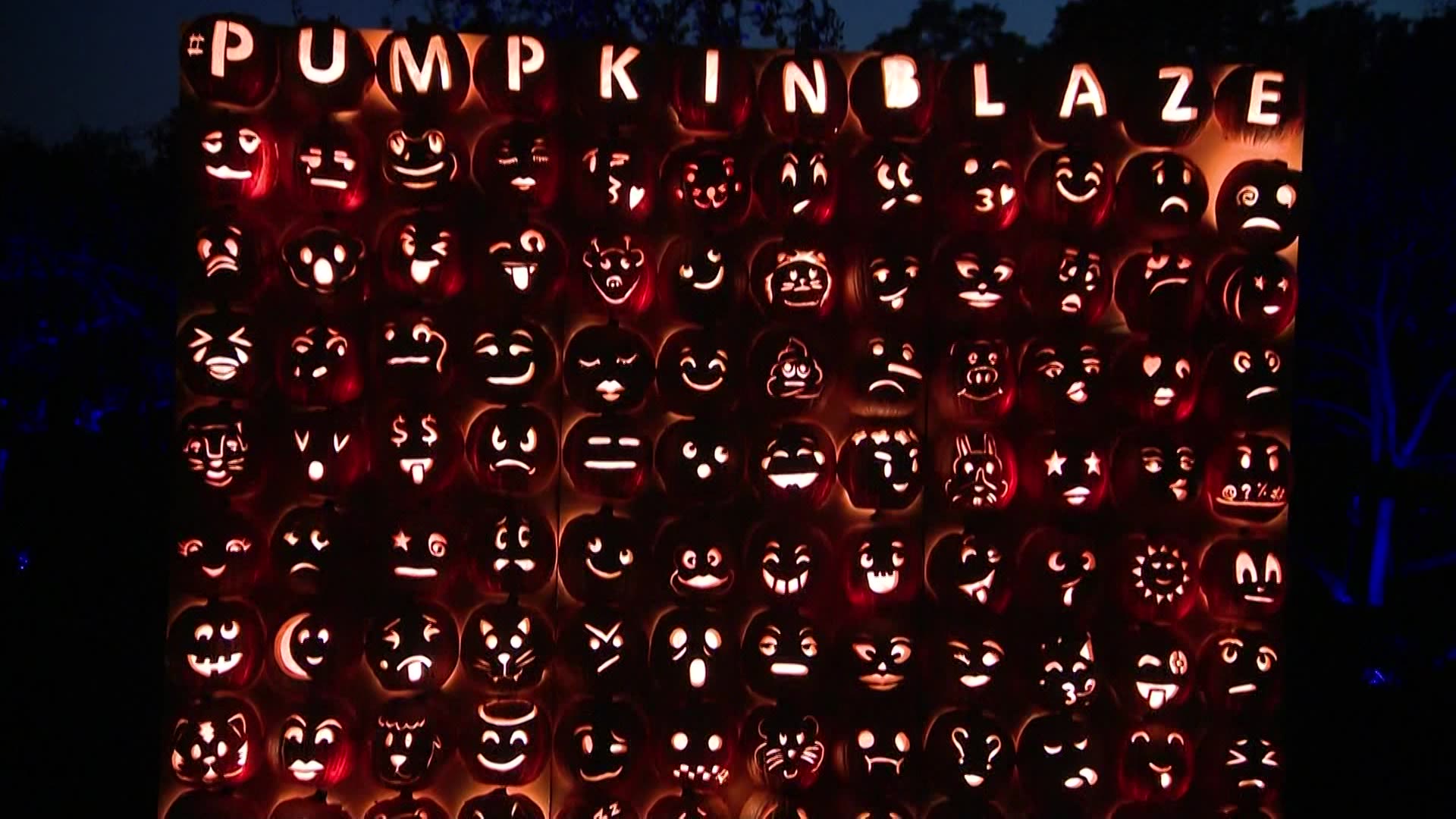 The Great Jack O'Lantern Blaze lights up the Old Bethpage Village