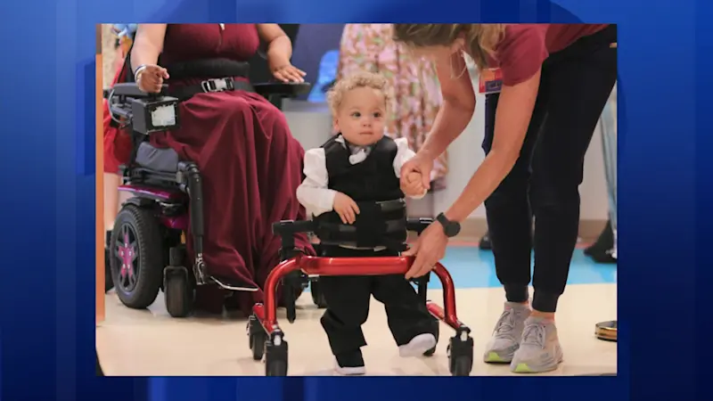 Story image: Jersey Proud: Long-term patients at Children's Specialized Hospital take part in prom-themed celebration