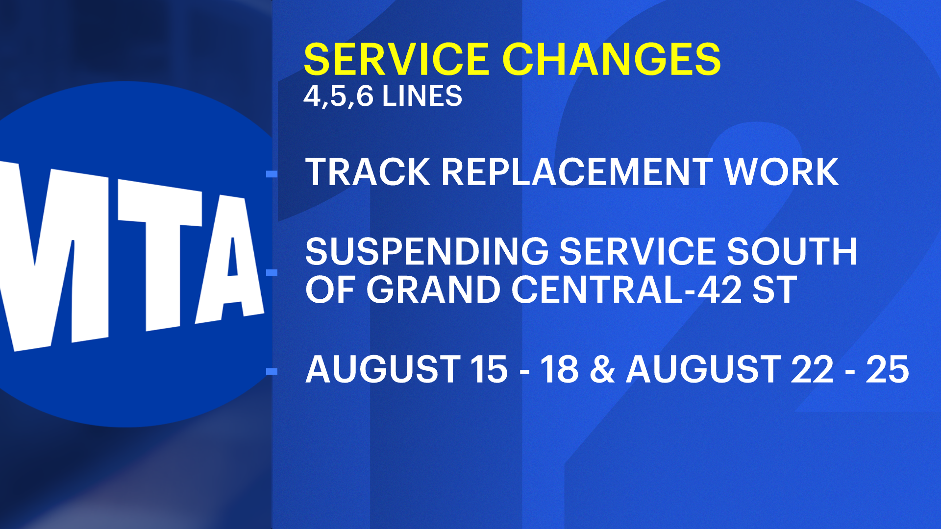 MTA CHANGES