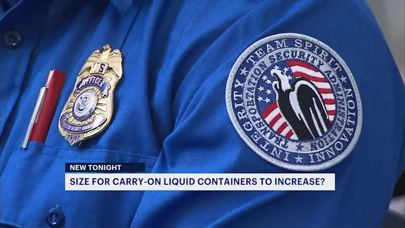 Story image: New Jersey travelers in support of increasing amount of liquids allowed on airplanes