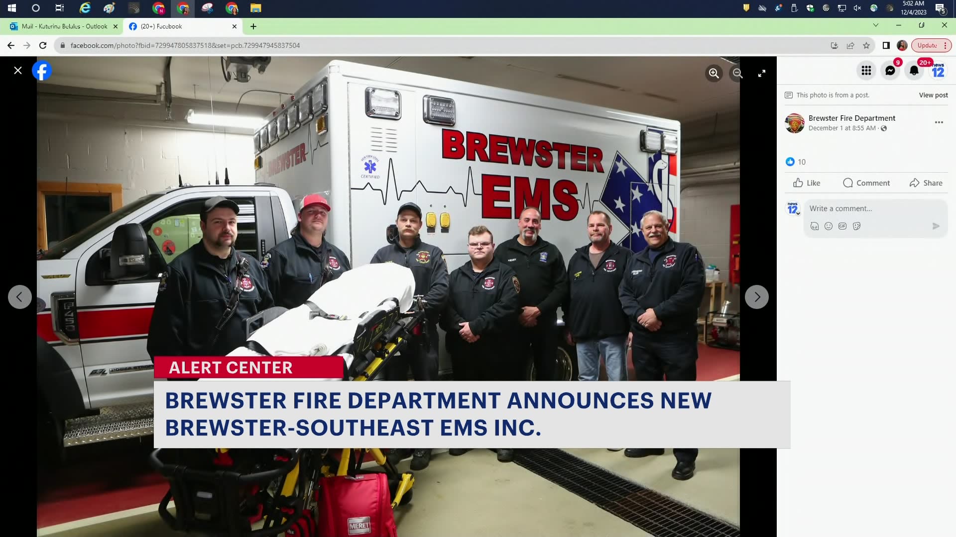 Brewster fire department establishes new EMS program