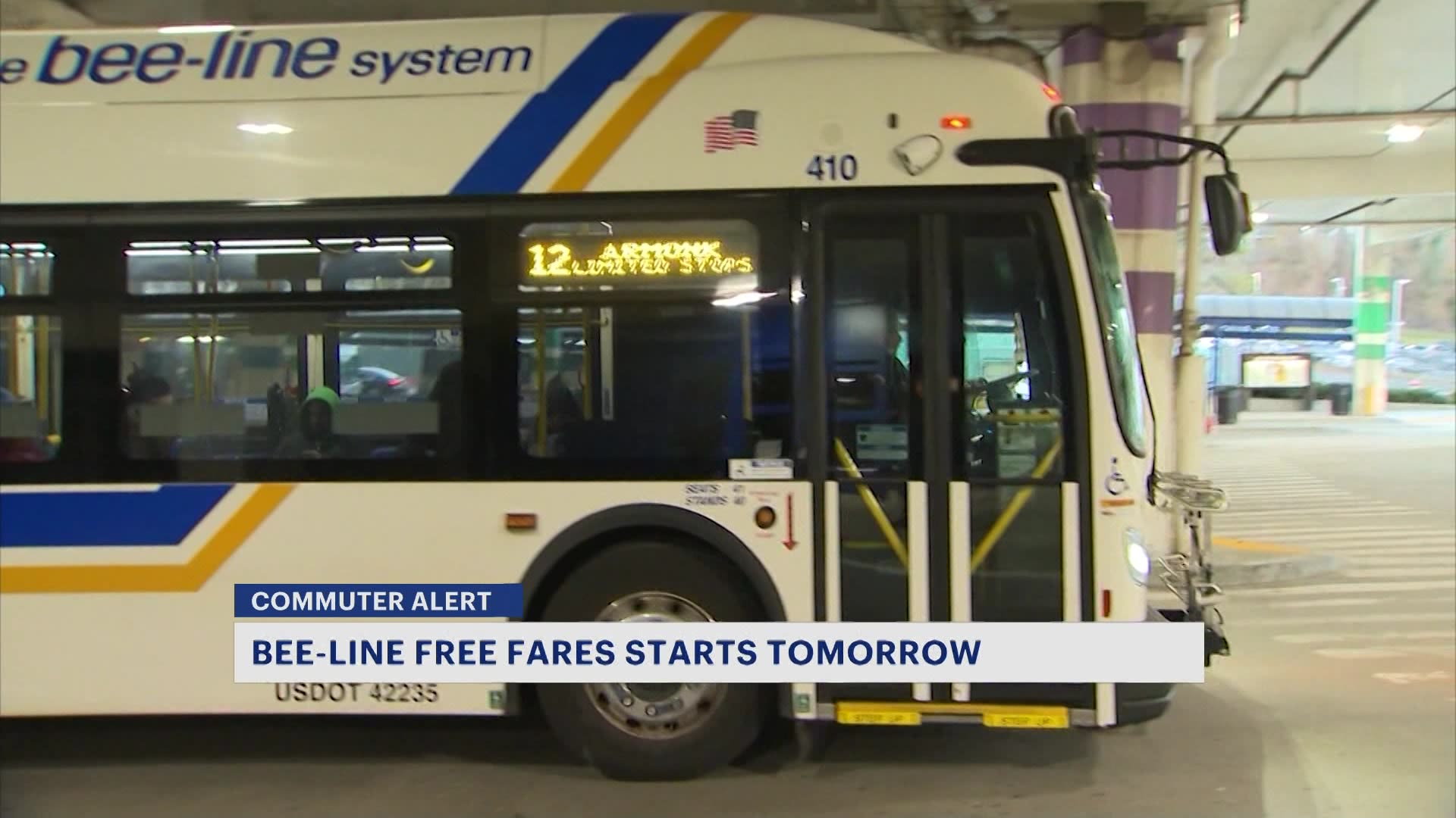 BeeLine Bus offering free rides until the new year