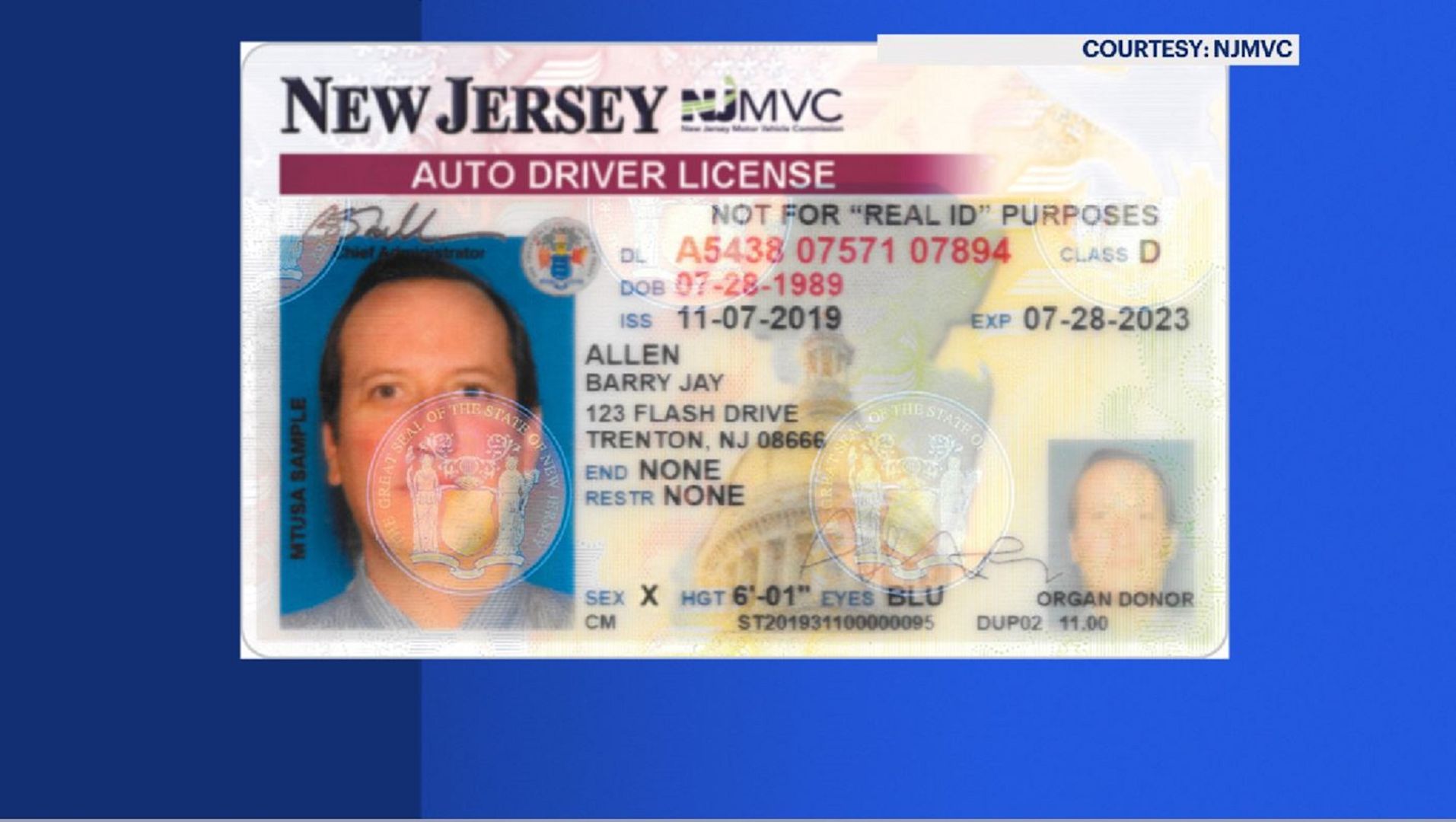 New Jersey Mvc Adds X Sex Option For Drivers Licenses Id Cards 6434