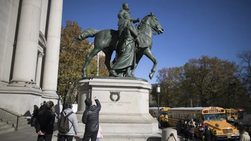 Story image: Museum to remove Roosevelt statue decried as white supremacy