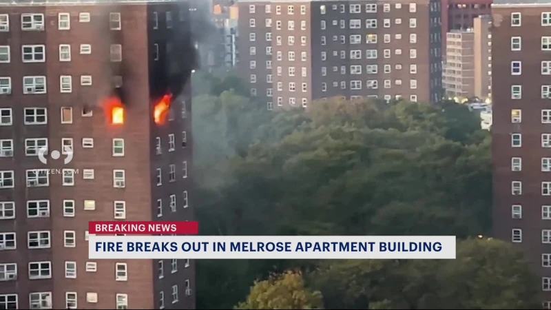 Story image: FDNY battles fire on 11th floor of apartment building in Melrose