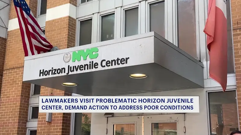 Story image: Bronx lawmakers inspect Horizon Juvenile Center following reports of violence and overcrowding