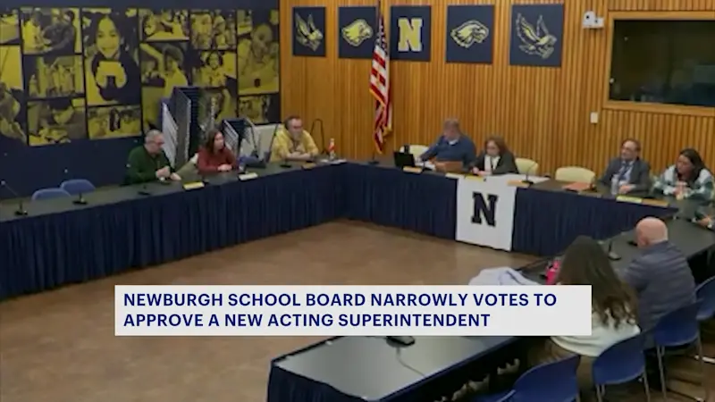 Story image: Newburgh school board appoints acting superintendent as marathon board meeting descends into chaos