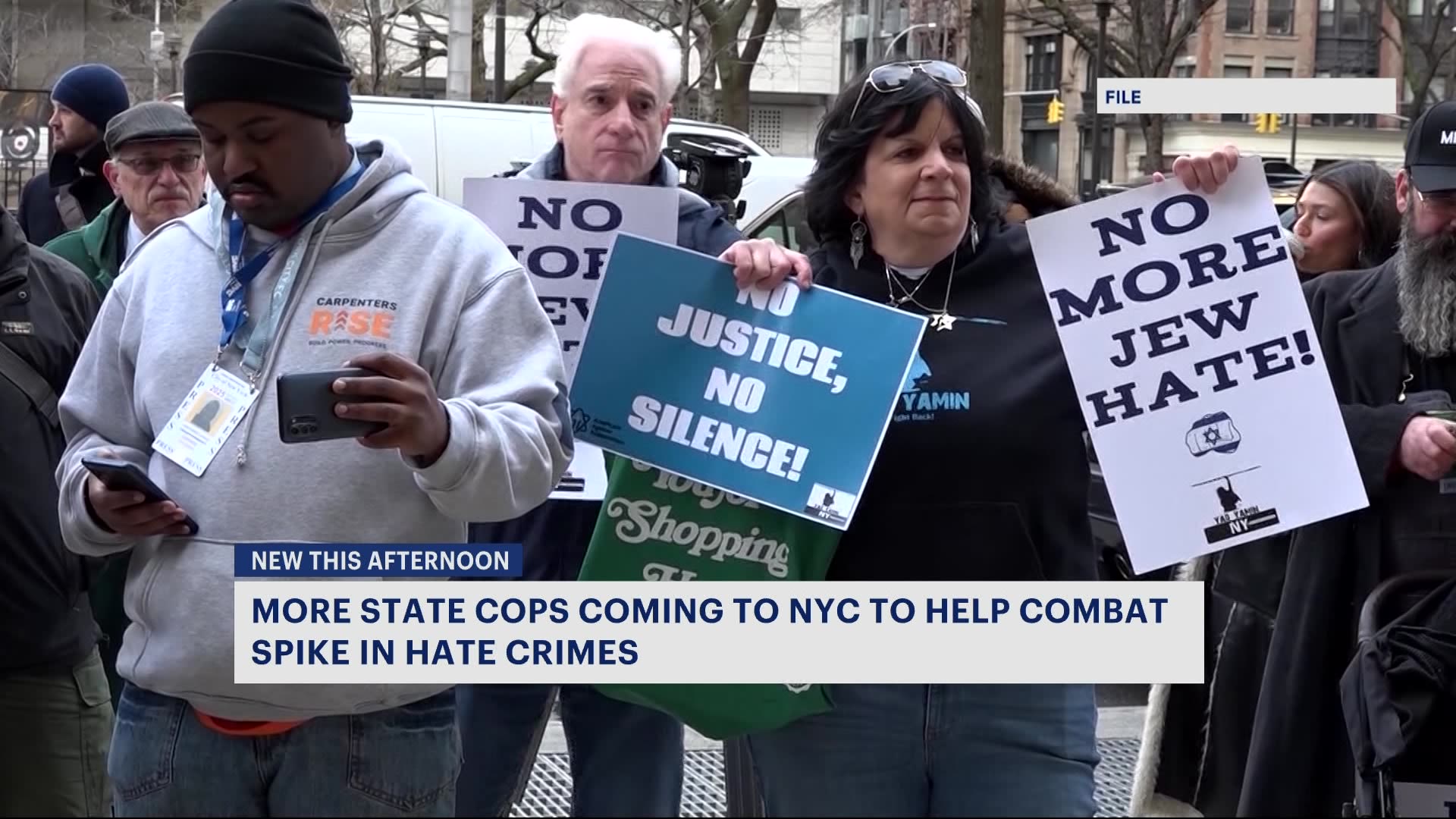 霍奇尔州长宣布增派纽约市和其他地区的州警察，以打击仇恨犯罪
