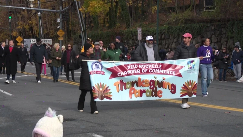 Story image: Ray Rice serves as grand marshal at New Rochelle Thanksgiving Parade