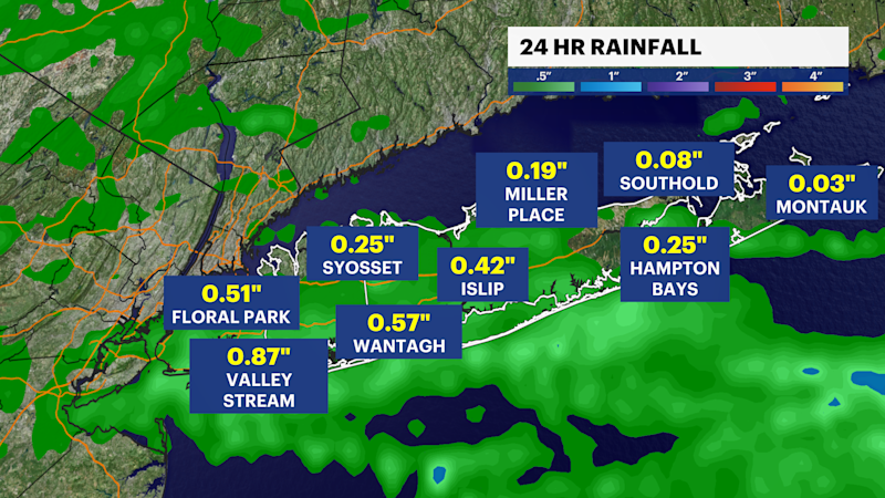 Story image: Damp and dreary weekend on Long Island 