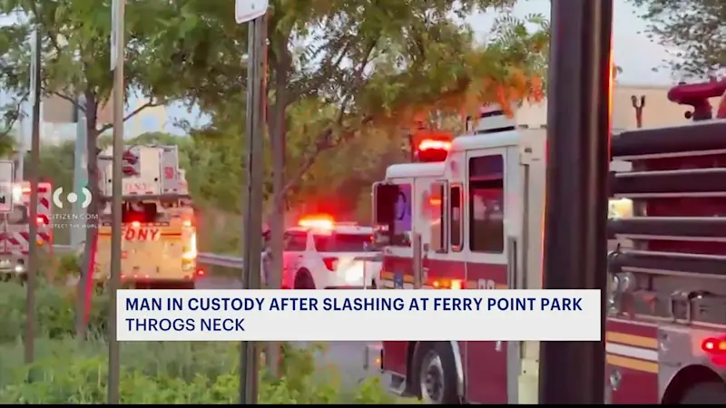 Story image: Man arrested, accused in Ferry Point Park slashing