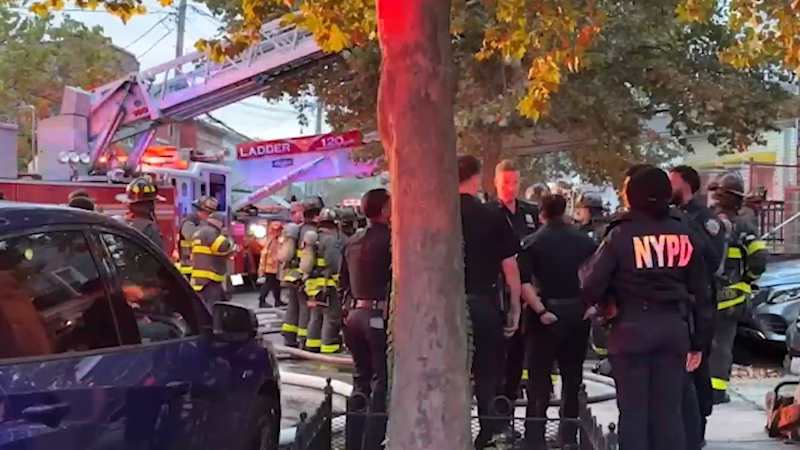 Story image: Floor of East New York house collapses during fire response