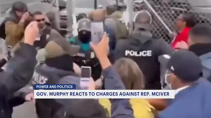 Story image: Gov. Murphy on Rep. McIver charges: ‘She had every right to inspect that building.’