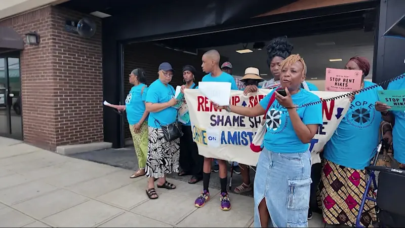 Story image: East Flatbush tenants rally against landlord neglect, demand safer living conditions